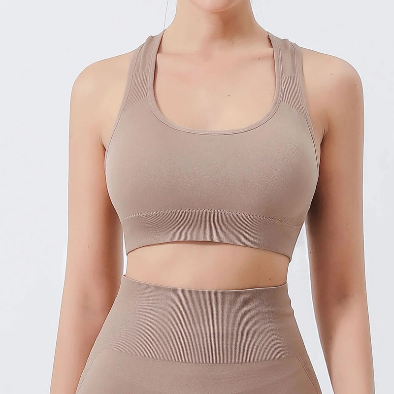 Aura 3D — brassière dos nageur Boutali, coloris Beige