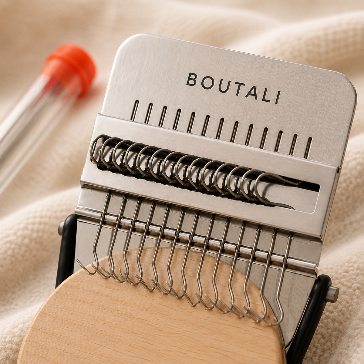 Gros plan du mécanisme du Métier Boutali Modèle Standard